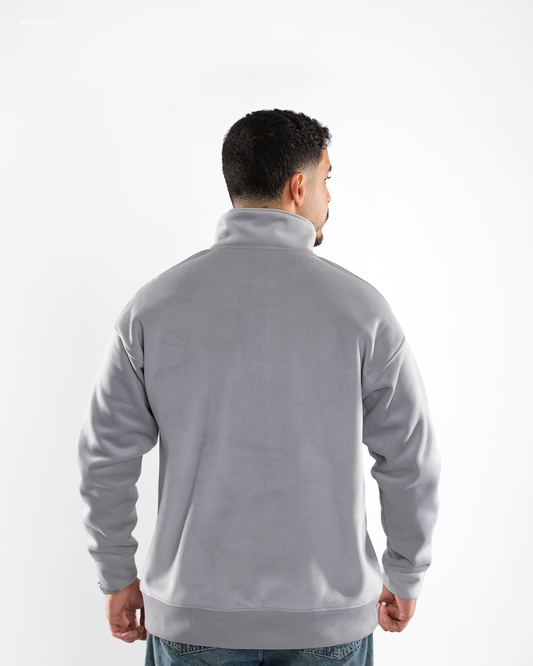 Gray Quarter Zip