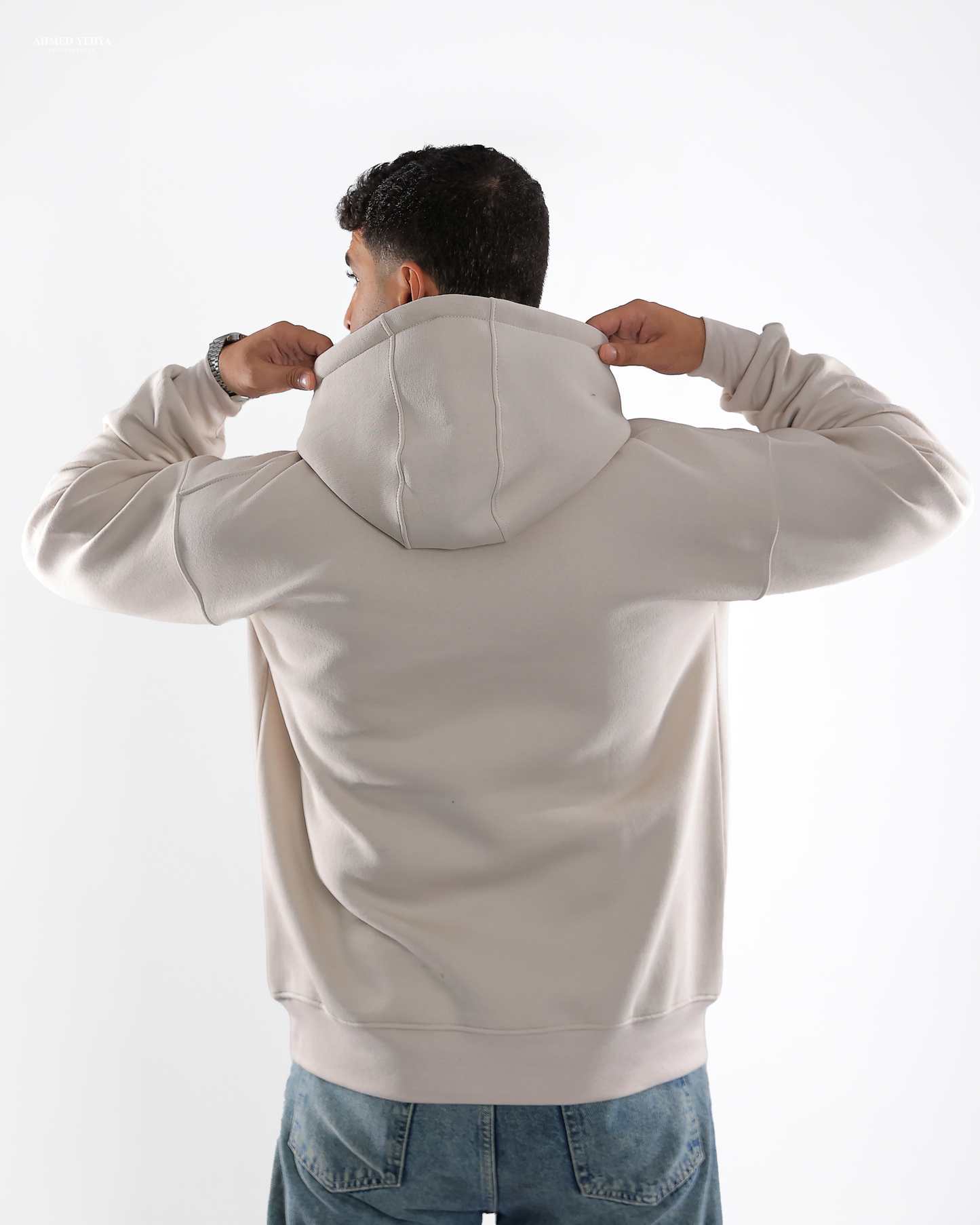 Cream Beige Hoodie